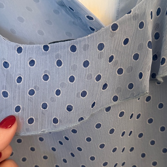 American Eagle Outfitters Blue Polka Dot Camisole - Picture 8 of 8